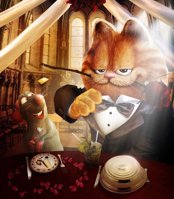 Garfield et Ratatouille