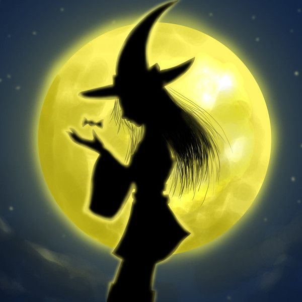 Silhouette de sorcière