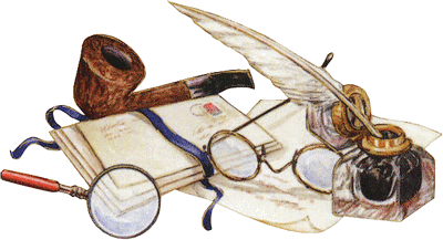 Tube encrier plume pipe